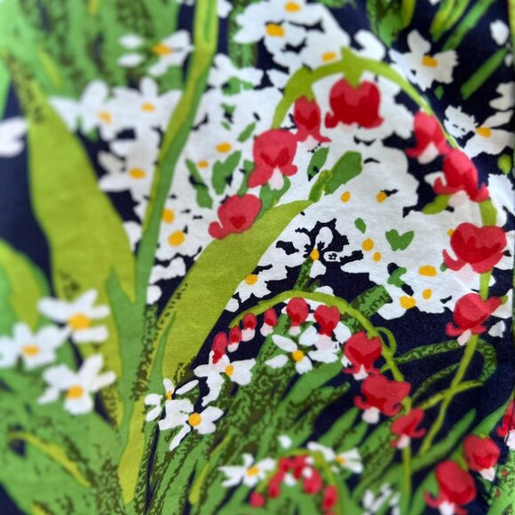 Tory Burch Tulip Print Bermuda Shorts Size 6 Floral Spring Chic - Picture 4 of 16